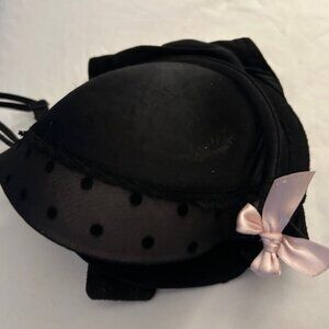 Victoria's Secret Very Sexy Pushup Bra Black With Pink Bow